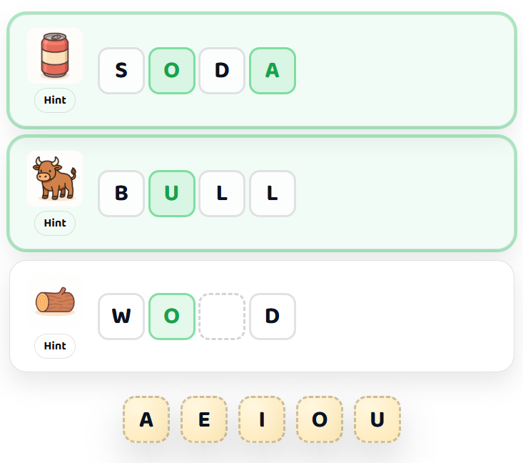 Vowel Pop screenshot